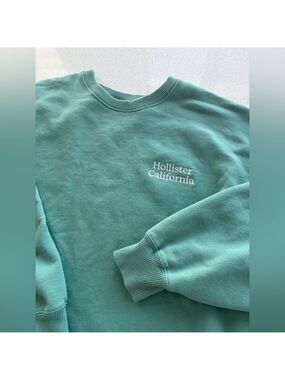 Hollister Teal Crewneck Sweatshirt